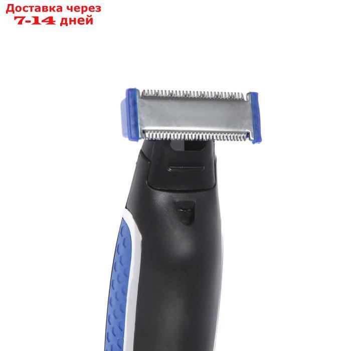 Триммер для волос LuazON LTRI-05, усов/бороды, 3 насадки, от USB - фото 5 - id-p227107178