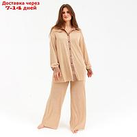 Костюм женский MINAKU: Casual Collection цвет кофе, р-р 52