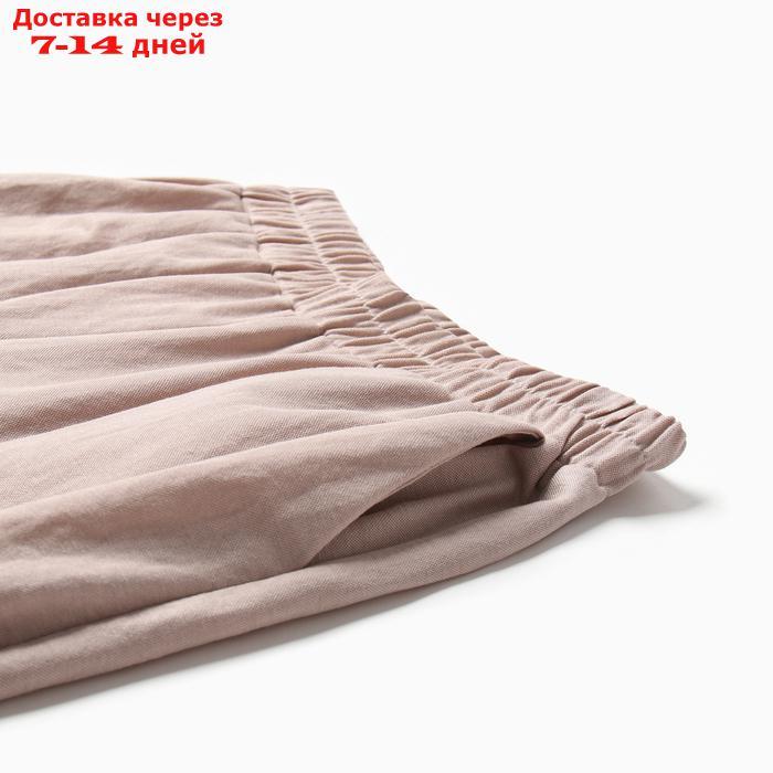 Пижама женская (сорочка, брюки) MINAKU: Home collection цвет бежевый, р-р 50 - фото 2 - id-p227119111