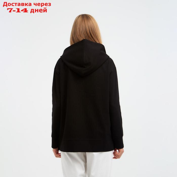 Толстовка женская MINAKU: Casual Collection цвет черный, р-р 50 - фото 6 - id-p227119113
