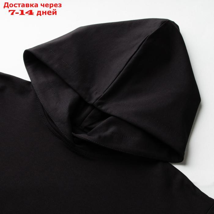 Толстовка женская MINAKU: Casual Collection цвет черный, р-р 50 - фото 9 - id-p227119113