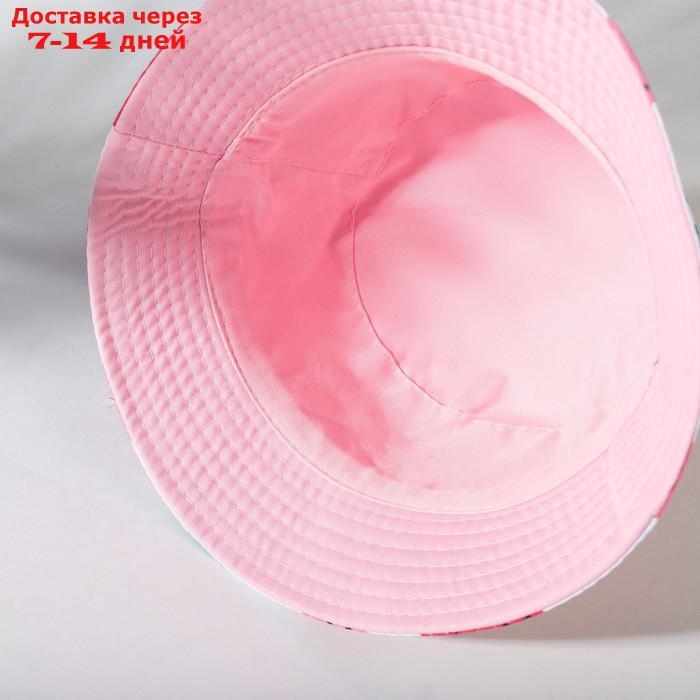 Панама детская MINAKU "Арбуз" цвет белый/розовый, р-р 52 - фото 3 - id-p227107253