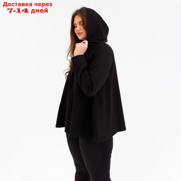 Комплект женский (толстовка, брюки) MINAKU: Home comfort цвет чёрный, р-р 54 - фото 5 - id-p227119115