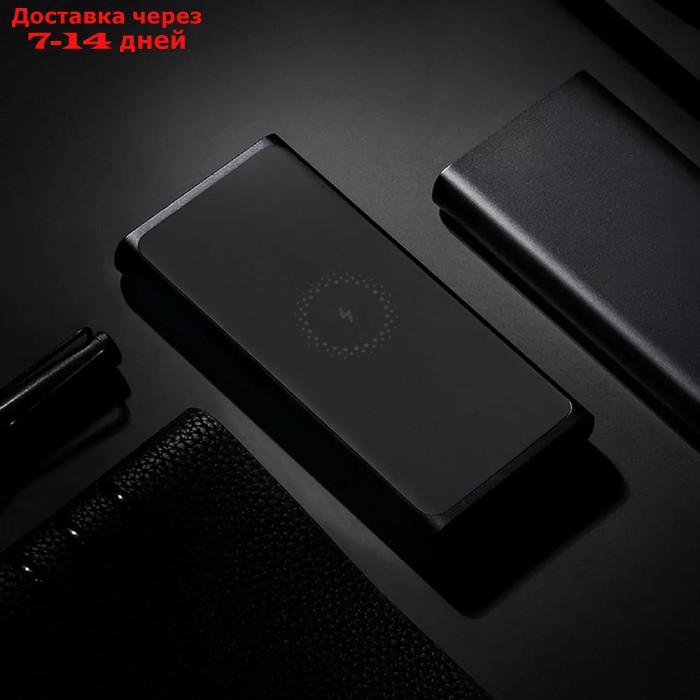 Внешний аккумулятор Xiaomi Mi 10W Wireless (BHR5460GL), USB/USB-C, 3 А, 10000 мАч, черный - фото 3 - id-p227115643