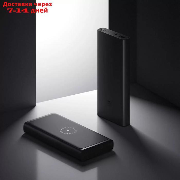 Внешний аккумулятор Xiaomi Mi 10W Wireless (BHR5460GL), USB/USB-C, 3 А, 10000 мАч, черный - фото 5 - id-p227115643