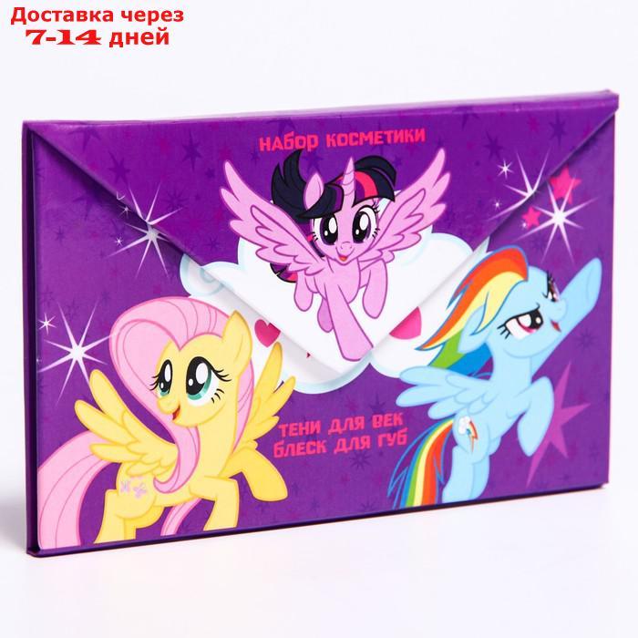 Набор косметики My Little Pony, тени 5 цв по 1,3 гр, блеск 5 цв по 0,8 гр - фото 3 - id-p227110977
