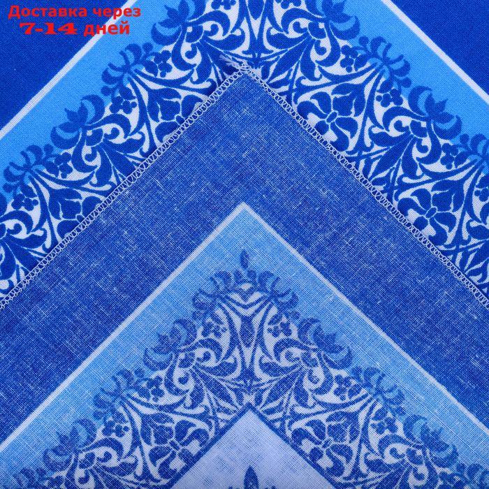 Мужские носовые платки "Этель" размер 30х30 см, (набор 12 шт,), цвет синий, рисунок МИКС - фото 9 - id-p227130887