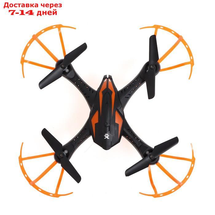 Квадрокоптер LH-X15WF, камера, передача изображения на смартфон, Wi-FI, цвет черно-оранжевый - фото 4 - id-p227116751