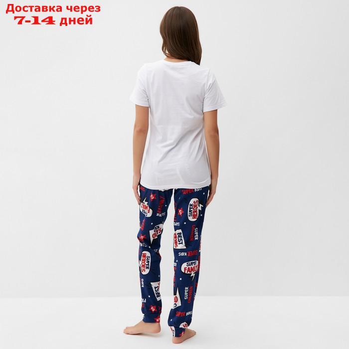 Пижама женская (футболка и брюки) KAFTAN "Super" р. 40-42 - фото 5 - id-p227119128