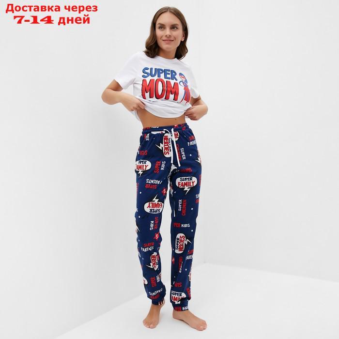 Пижама женская (футболка и брюки) KAFTAN "Super" р. 40-42 - фото 6 - id-p227119128