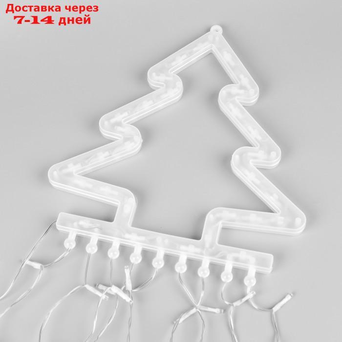 Светодиодная фигура "Ёлка" 3.5 м, пластик, 9 нитей, 220 В, свечение мульти - фото 6 - id-p227120430