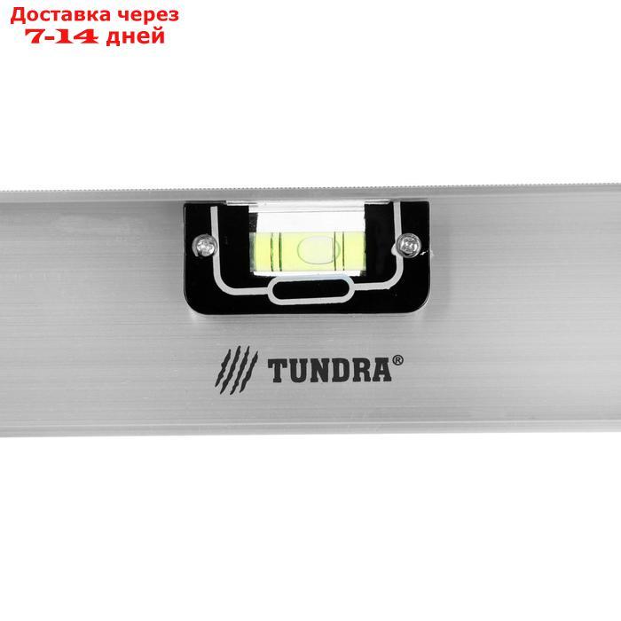 Уровень алюминиевый TUNDRA "Рельс", 3 глазка (1 поворотный), 800 мм - фото 4 - id-p227096411