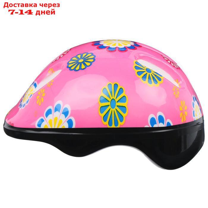 Шлем защитный OT-SH6 детский, размер S (52-54 см), цвет розовый - фото 2 - id-p226943232