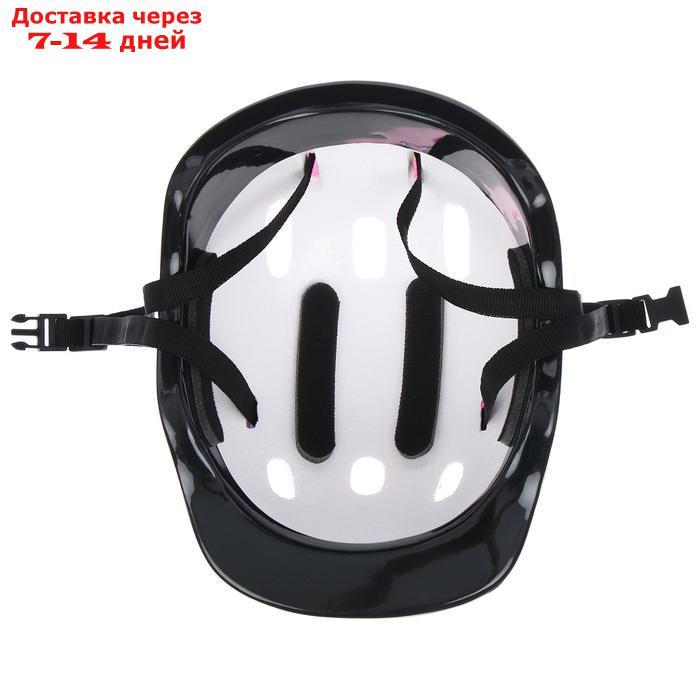 Шлем защитный OT-SH6 детский, размер S (52-54 см), цвет розовый - фото 5 - id-p226943232