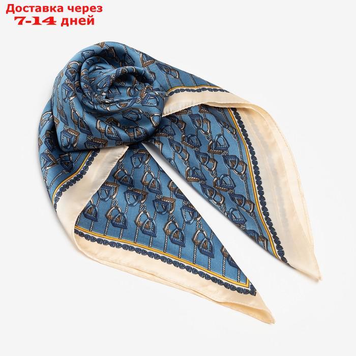 Платок женский MINAKU р-р 70*70 см, цвет синий