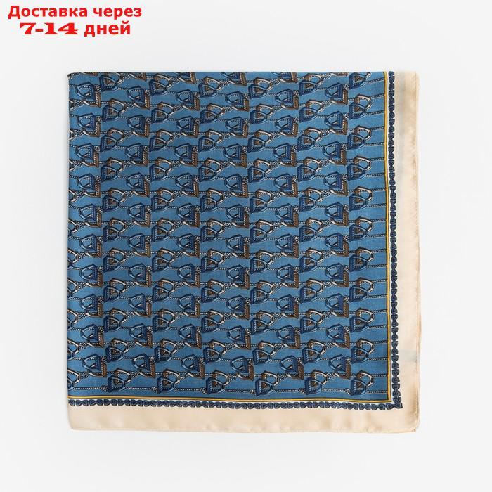 Платок женский MINAKU р-р 70*70 см, цвет синий - фото 3 - id-p227121667