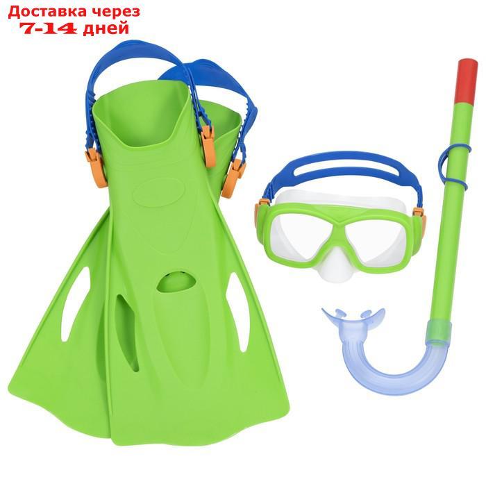 Набор для плавания SureSwim, маска, ласты, трубка, 7-14 лет, цвета МИКС, 25019 Bestway - фото 1 - id-p226943238