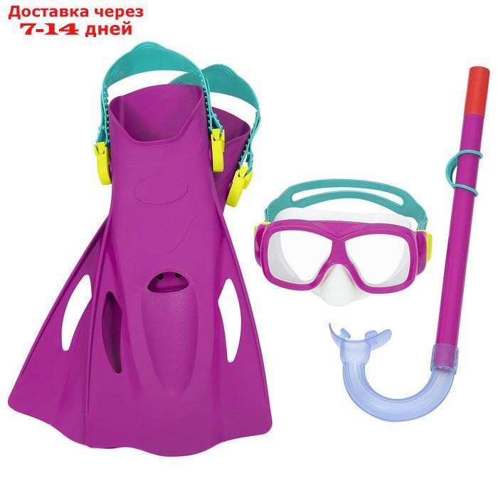Набор для плавания SureSwim, маска, ласты, трубка, 7-14 лет, цвета МИКС, 25019 Bestway - фото 5 - id-p226943238