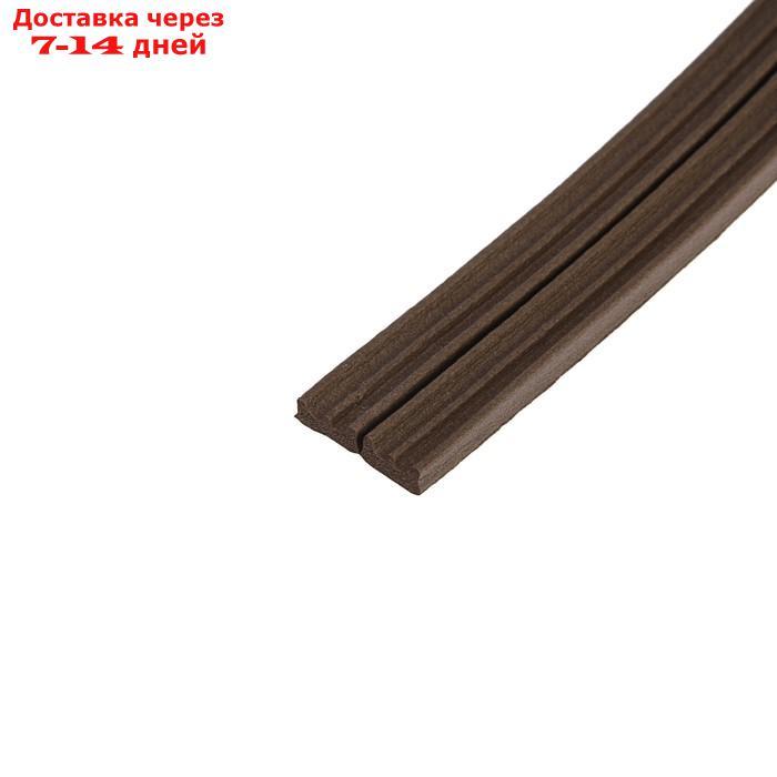 Уплотнитель резиновый TUNDRA krep, профиль Е, размер 4 × 9 мм, коричневый, в упаковке 10 м - фото 2 - id-p227096427