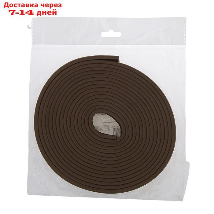 Уплотнитель резиновый TUNDRA krep, профиль Е, размер 4 × 9 мм, коричневый, в упаковке 10 м - фото 3 - id-p227096427