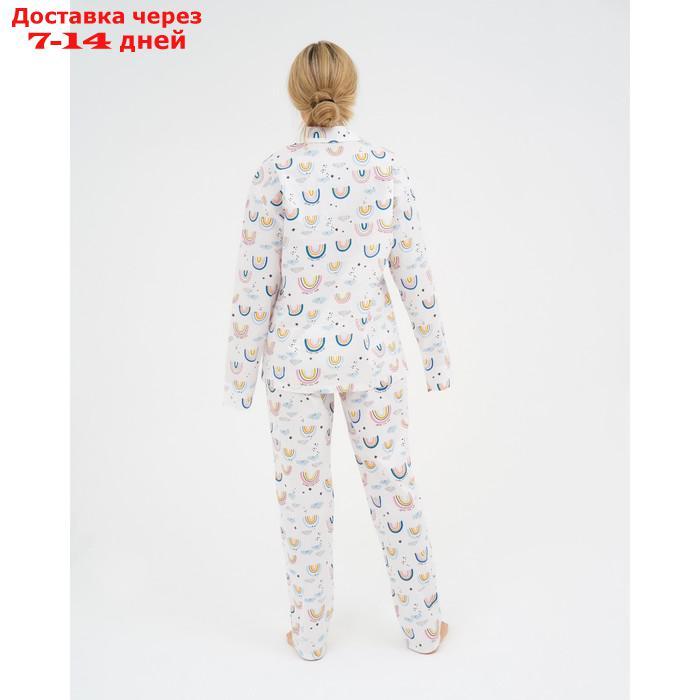 Пижама (рубашка, брюки) женская KAFTAN "Радуга" р. 40-42 - фото 8 - id-p227119140