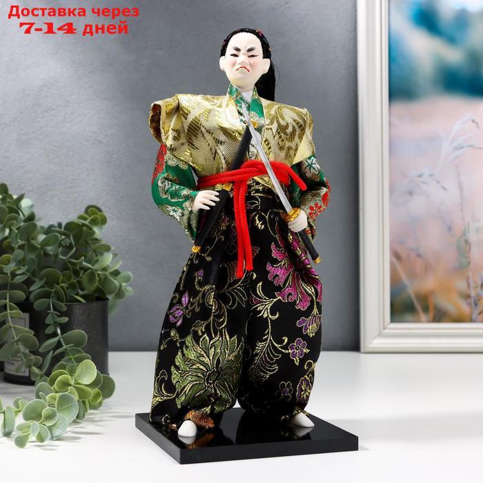 Кукла коллекционная "Самурай в кимоно и с повязкой" - фото 1 - id-p227098081