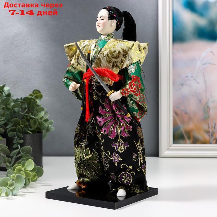Кукла коллекционная "Самурай в кимоно и с повязкой" - фото 2 - id-p227098081