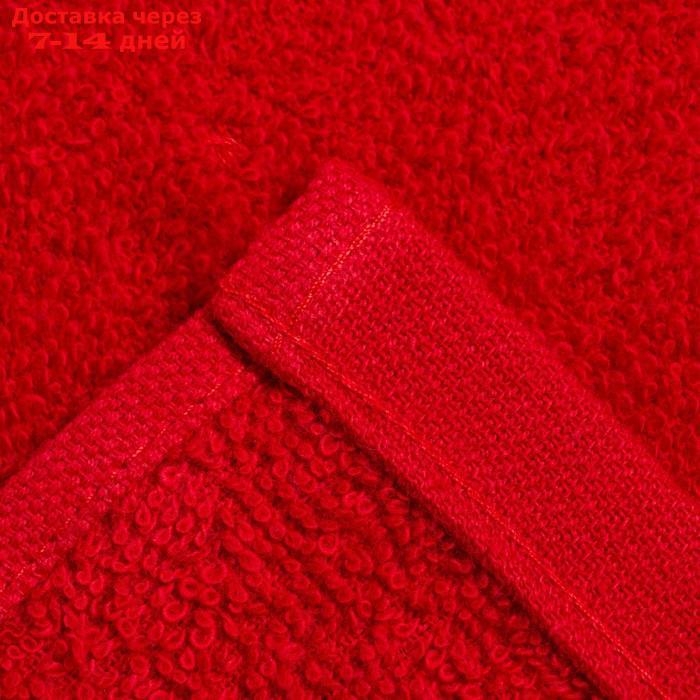 Полотенце махровое "Радуга" 100х150 см, цвет красный, 295г/м2 - фото 5 - id-p227004824