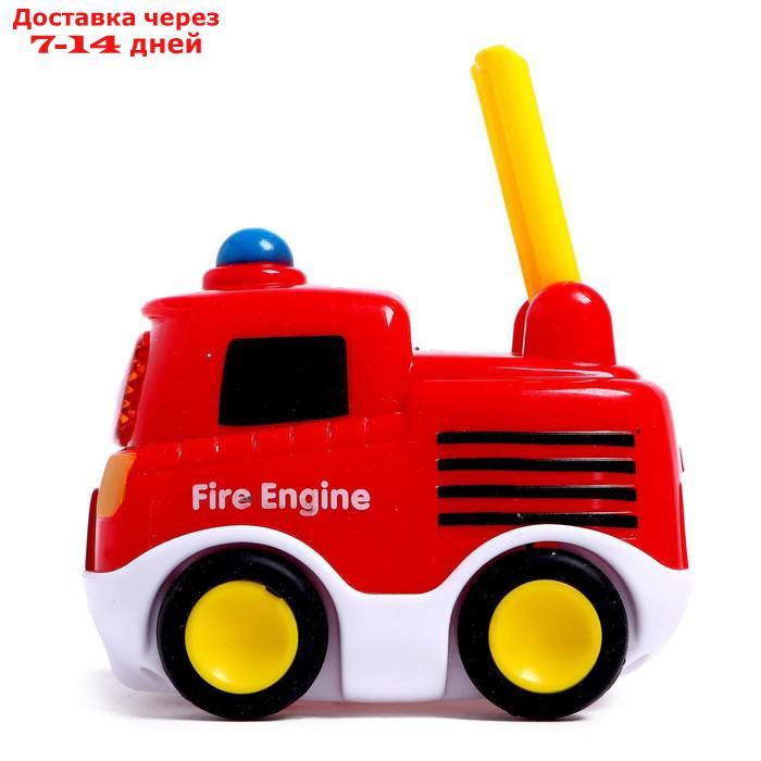 Музыкальная игрушка "Пожарная машина" цвет красный, звук, свет - фото 2 - id-p226958864