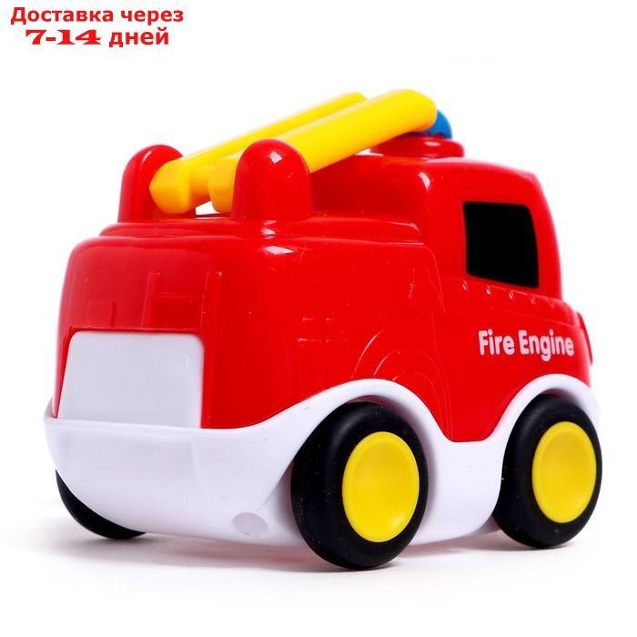 Музыкальная игрушка "Пожарная машина" цвет красный, звук, свет - фото 3 - id-p226958864