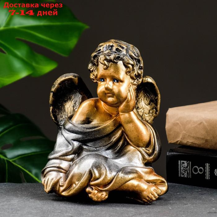 Фигура "Ангел сидя" бронза 18х14х12см - фото 1 - id-p226968114