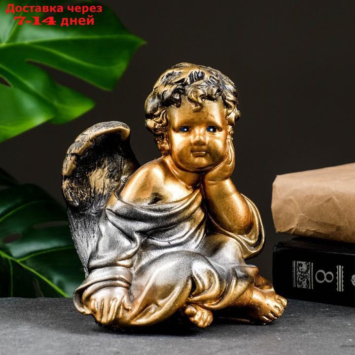 Фигура "Ангел сидя" бронза 18х14х12см - фото 2 - id-p226968114