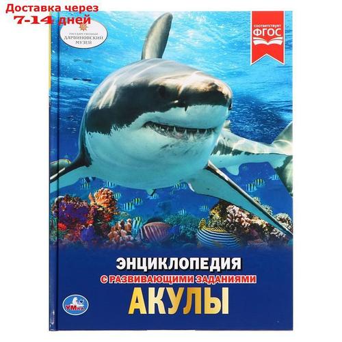 Энциклопедия с развивающими заданиями "Акулы" (ID#227098168), цена: 17 ...