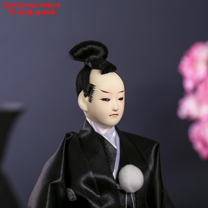 Кукла коллекционная "Самурай с саблей" 30х12,5х12,5 см - фото 5 - id-p227098173