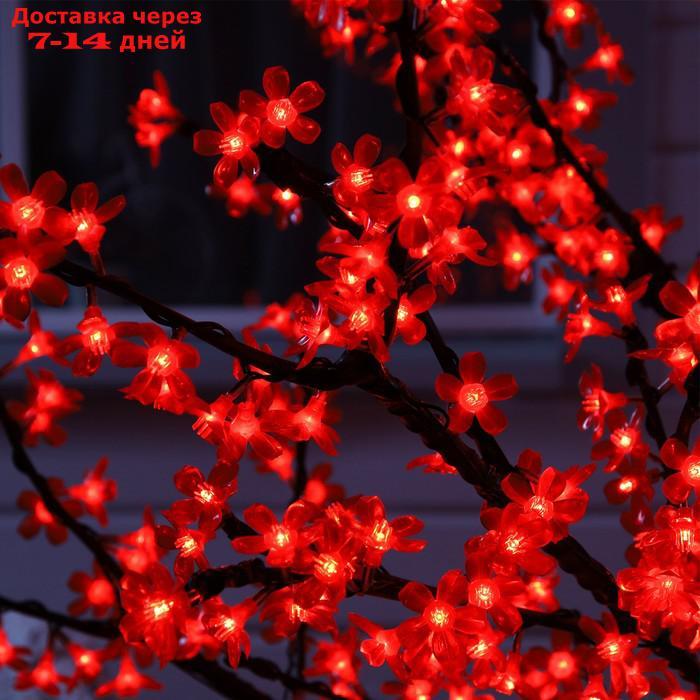 Дерево светодиодное улич. 1.8 м. "Сакура" 768LED, 46W, 220V, КРАСНЫЙ - фото 3 - id-p227105110
