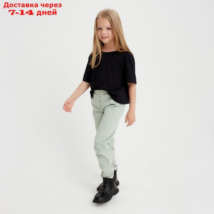 Джинсы для девочки KAFTAN, размер 28 (86-92 см), цвет бирюзовый - фото 7 - id-p227114636