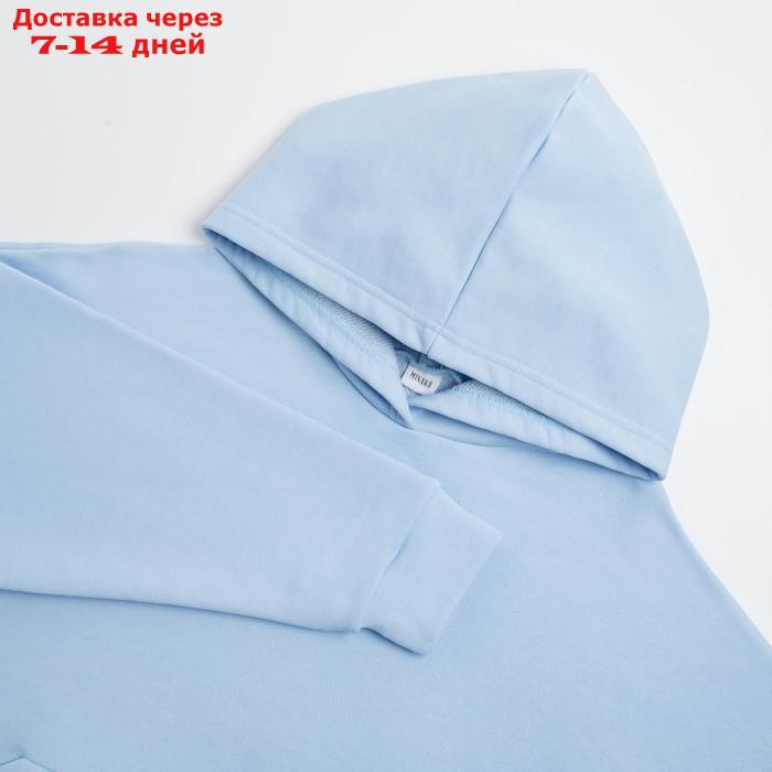 Худи женское MINAKU: Casual Collection цвет голубой размер 50-52 - фото 8 - id-p227119177