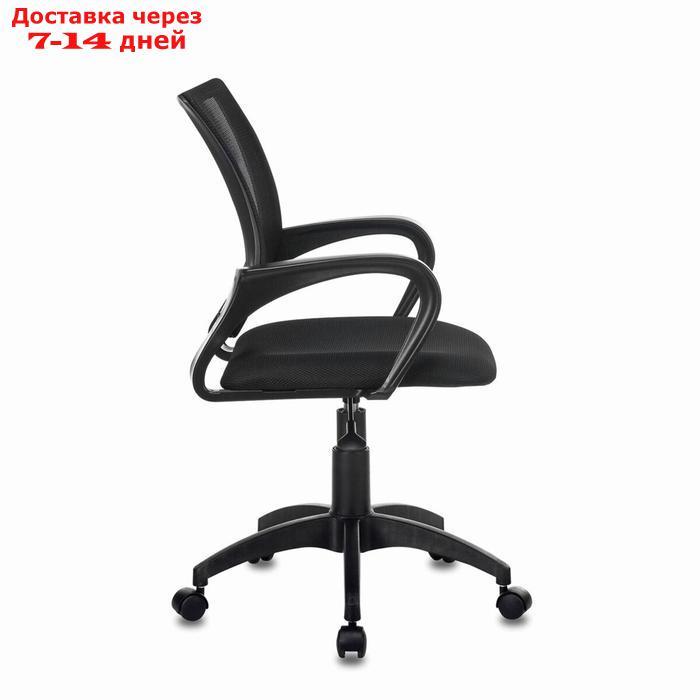 Кресло офисное BRABIX "Fly MG-396", с подлокотниками, сетка, черное, 532083 - фото 2 - id-p227099920