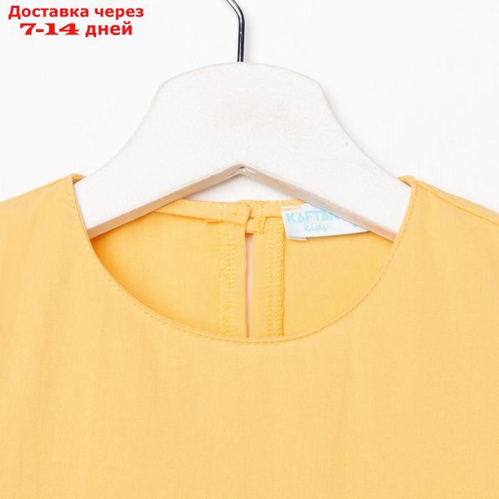 Платье детское с карманом KAFTAN, р. 32 (110-116), желтый - фото 6 - id-p227098190