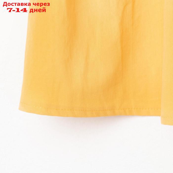 Платье детское с карманом KAFTAN, р. 32 (110-116), желтый - фото 8 - id-p227098190