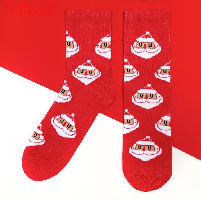 Набор женских новогодних носков KAFTAN "Санта" р. 36-39 (23-25 см), 2 пары - фото 4 - id-p227105130