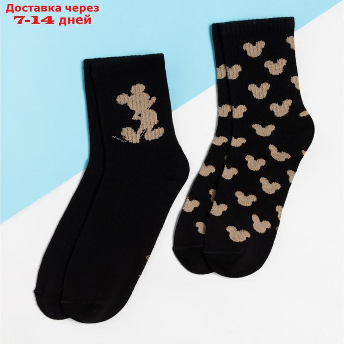 Набор носков "Mickey", Микки Маус, 2 пары, 23-25 см - фото 2 - id-p227098193
