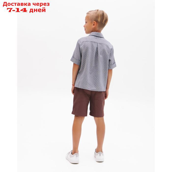 Шорты для мальчика MINAKU: Casual collection KIDS, цвет шоколадный, рост 110 см - фото 3 - id-p227098194