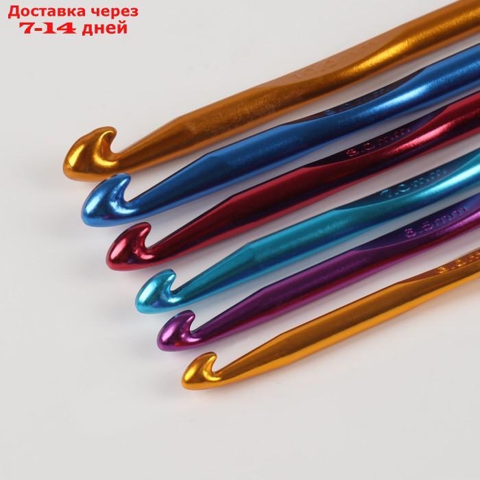 Набор крючков для вязания, d = 2-10 мм, 14,5 см, 14 шт, цвет разноцветный - фото 2 - id-p227117993