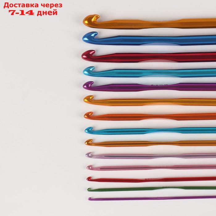 Набор крючков для вязания, d = 2-10 мм, 14,5 см, 14 шт, цвет разноцветный - фото 4 - id-p227117993