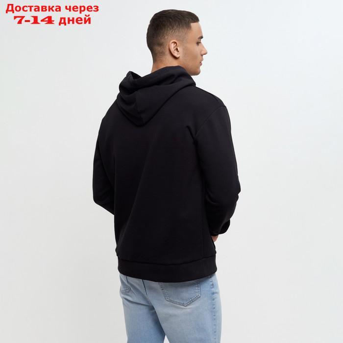Худи мужское MINAKU: Casual Collection, цвет чёрный, размер 50 - фото 4 - id-p227119296