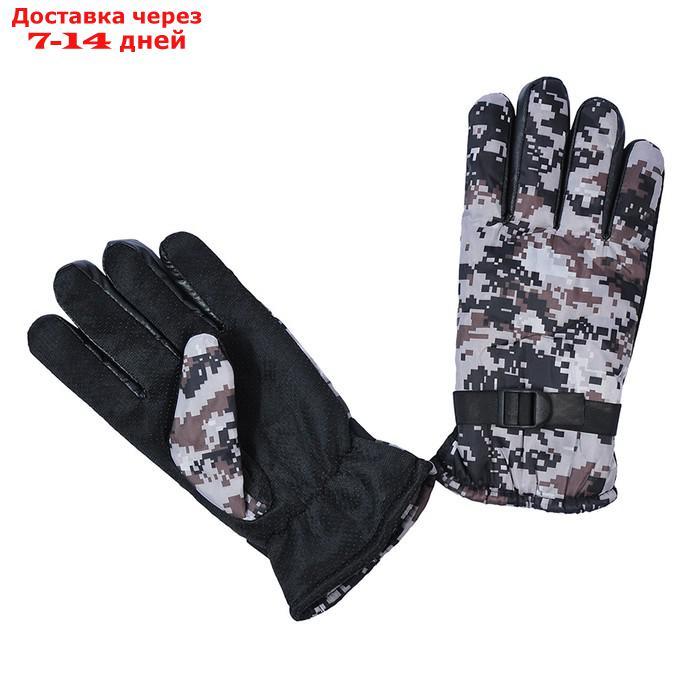 Перчатки зимние швейные мужские А.S 2171-XL, цвет черный, р-р 12 (25-30 см) - фото 1 - id-p227124962
