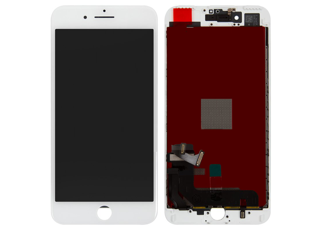 Модуль для Apple iPhone 7 Plus + тачскрин, белый с рамкой - фото 1 - id-p227179175