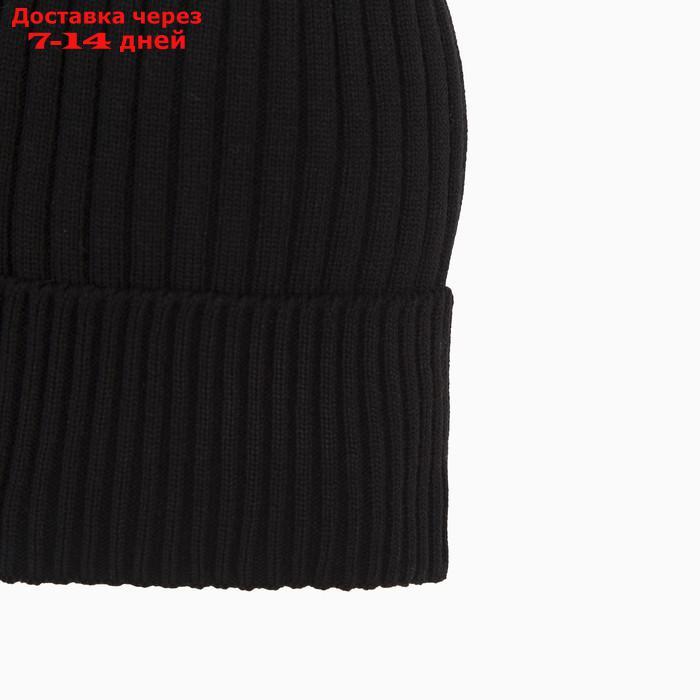 Комплект женский зимний (шапка/снуд), цвет чёрный, размер 56-58 - фото 10 - id-p227120512