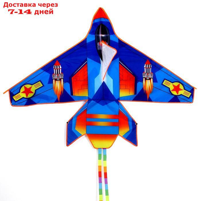 Воздушный змей "Самолёт", цвета МИКС - фото 2 - id-p227107400